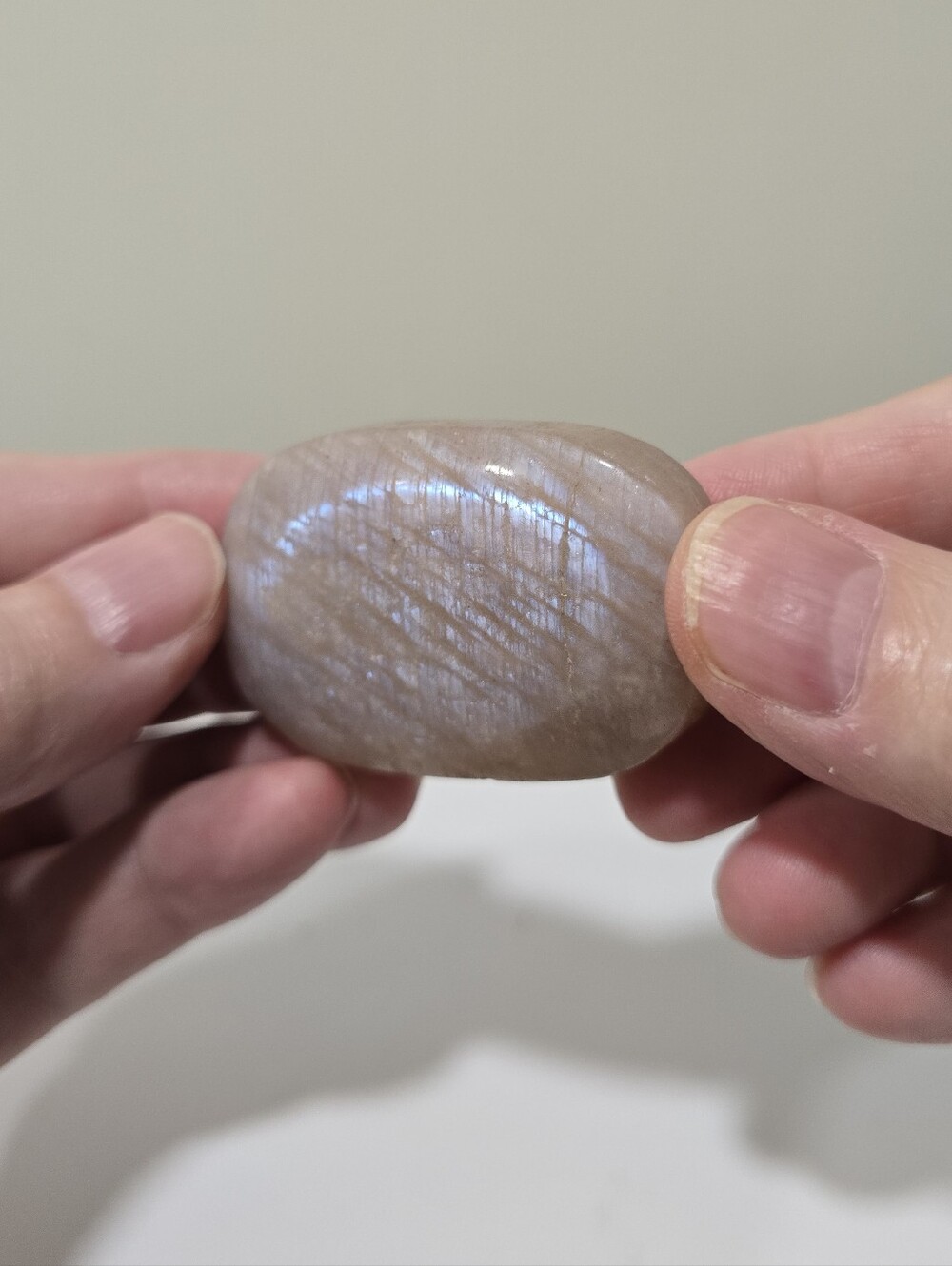 Moonstone Crystal Palmstone #F - Picture 5 of 8